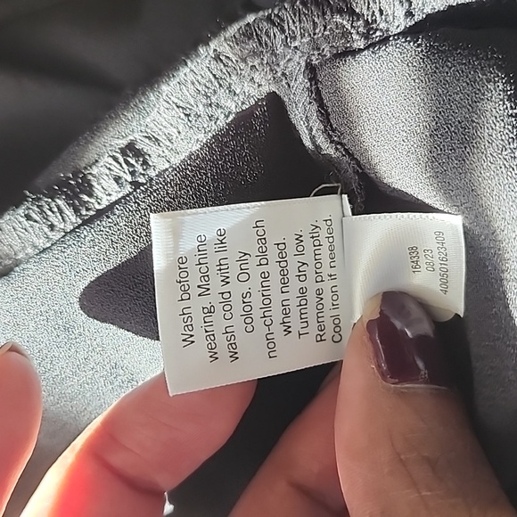 Nine West Black Long Sleeve Swing Dress - Picture 11 of 12